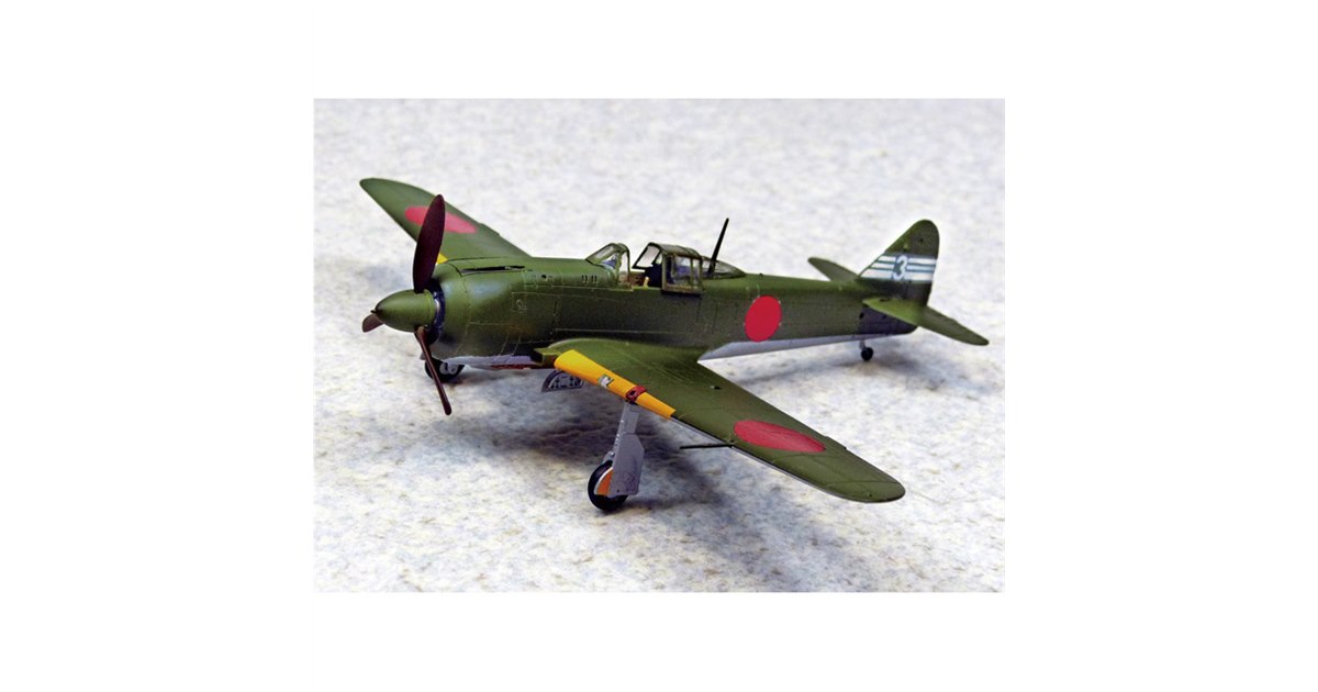 排気タービン過給機付き「五式戦二型」を1/72再現、パイロット
