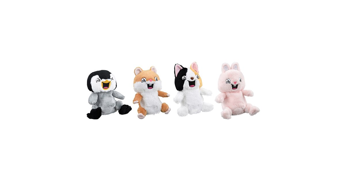 お笑い芸人 ぬいぐるみ 6体セット タカラトミー、おなかをくすぐると大爆笑するぬいぐるみ「みんなワロタ