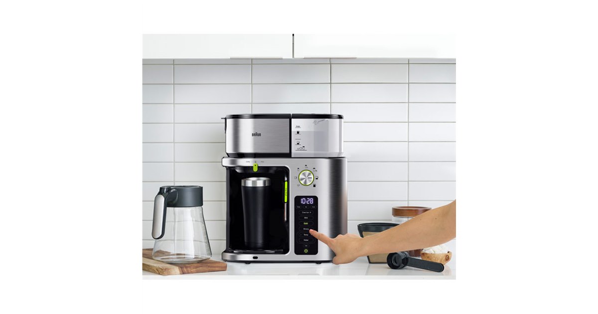 カップ1～10杯分まで抽出量を選べる「マルチサーブ コーヒーメーカー