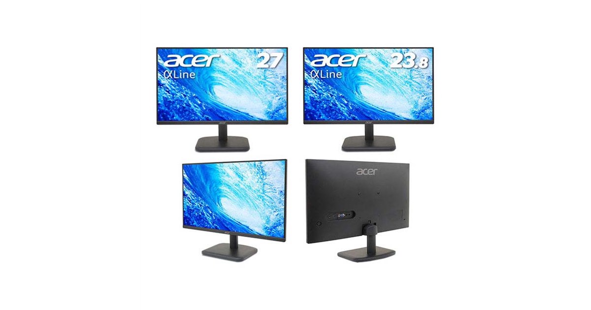 Acer PCモニタ23.8インチ EK241YHbi Acer EK241YHbi 23.8インチ 100Hz