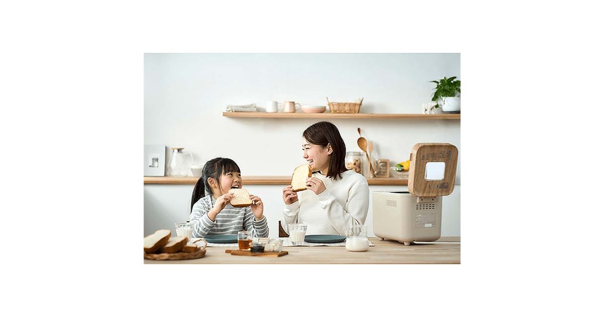 アイリスオーヤマ、「ふんわり食パン」メニュー搭載