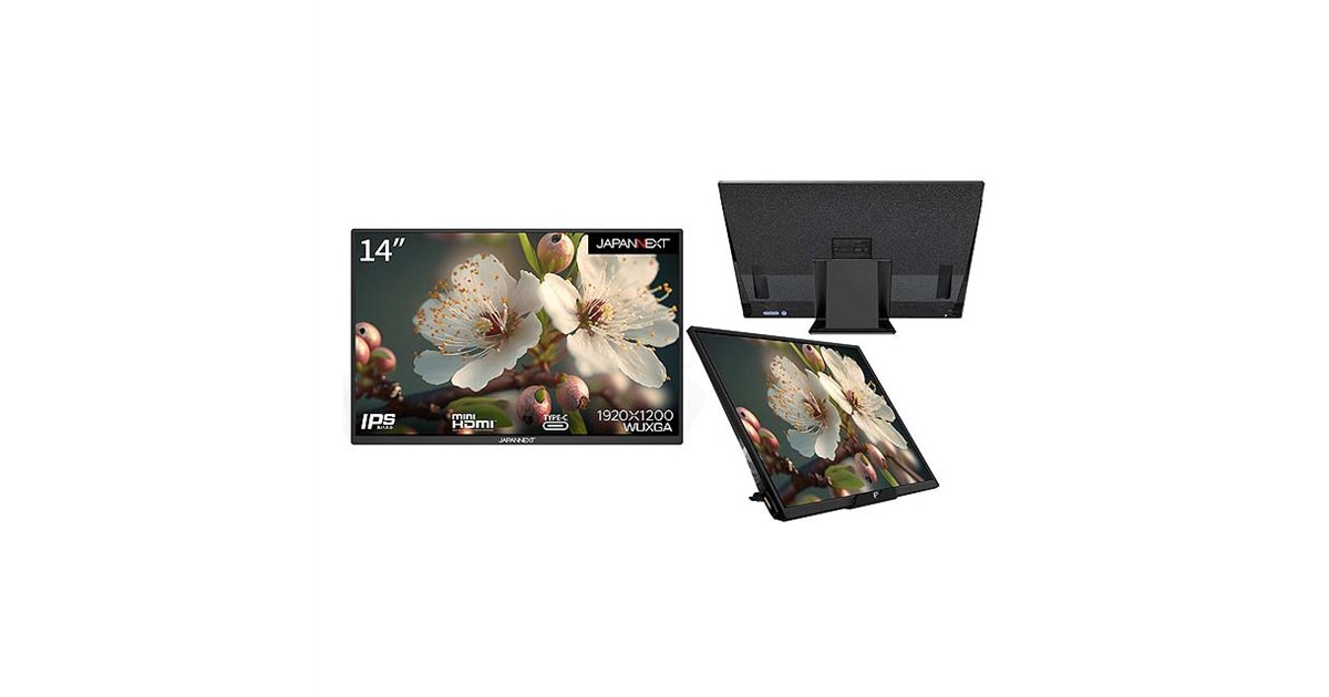 JAPANNEXT 14\" モバイルディスプレイ 1920x1200 Amazon.co.jp: JAPANNEXT 14インチ モバイルモニター IPS パネル