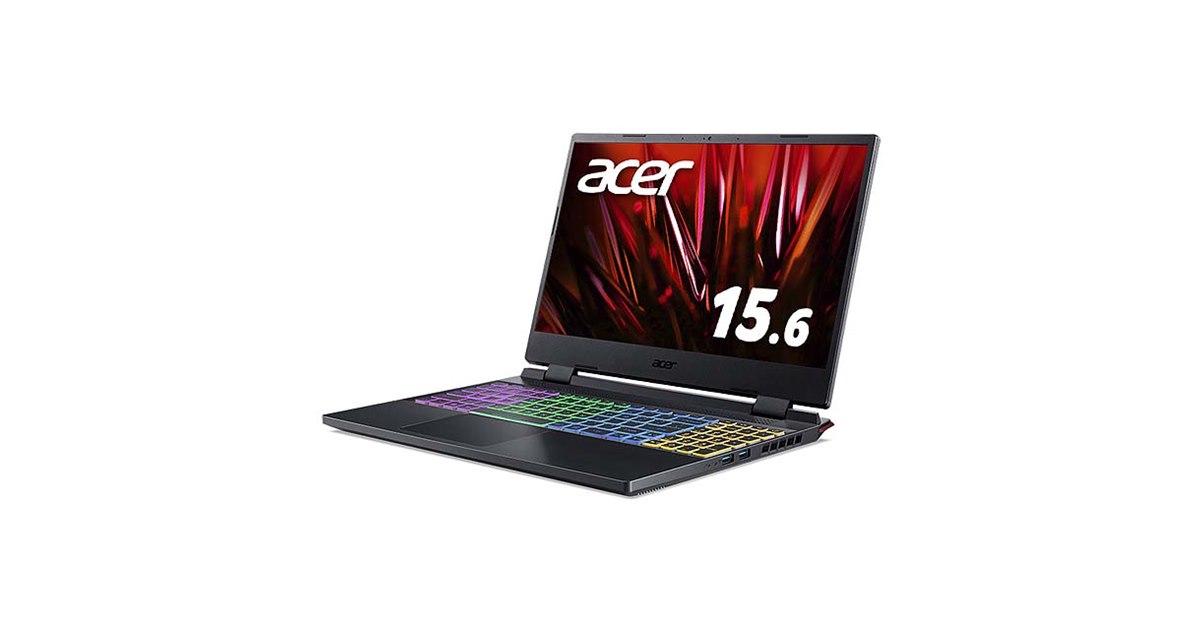 エイサー、Core i7 12700HやGeForce RTX 3050を搭載したゲーミングPC