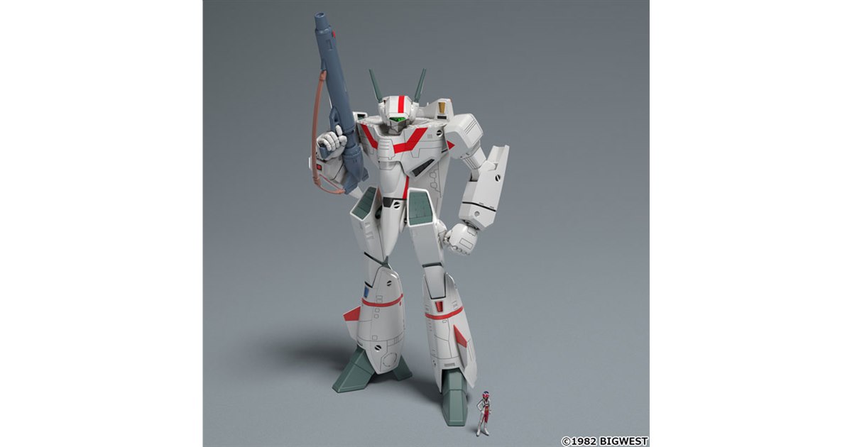 超時空要塞マクロス」より、「VF-1J バルキリー」バトロイド形態が1/72