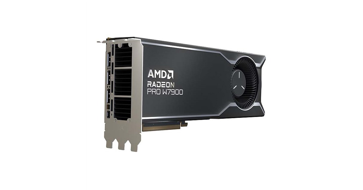 AMD、RDNA 3を採用したプロ向けビデオカード「Radeon Pro W7900/W7800