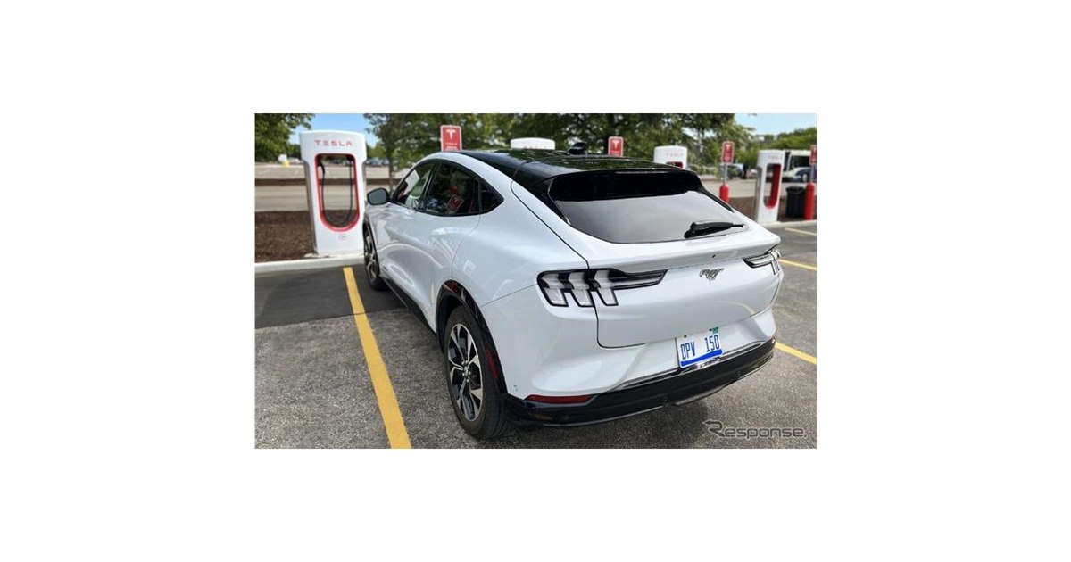 フォードのEV、テスラ「スーパーチャージャー」で充電可能に