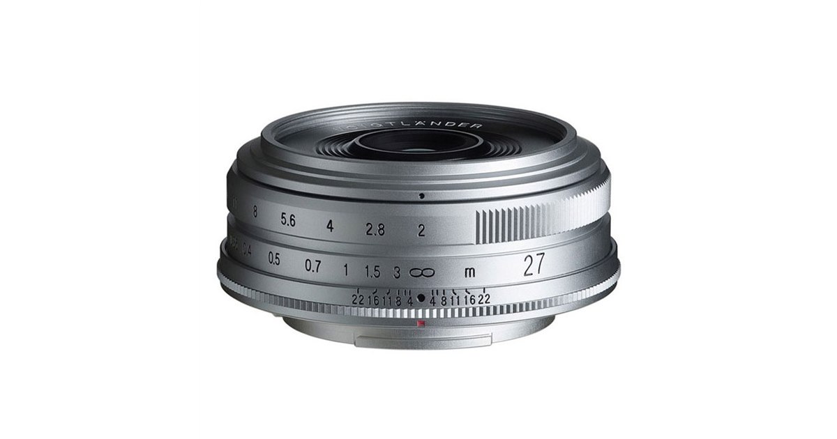 コシナ、富士フイルムX用標準レンズ「ULTRON 27mm F2」を本日6