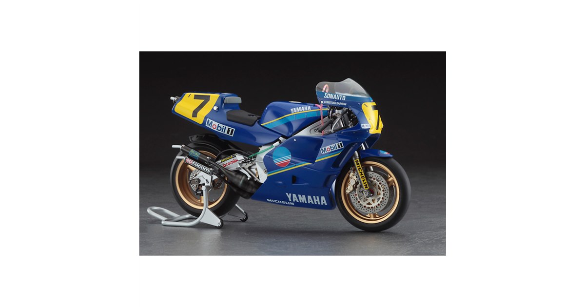 ハセガワ、クリスチャン・サロンの1988年「ヤマハ YZR500」が1/12プラモデルに - 価格.com