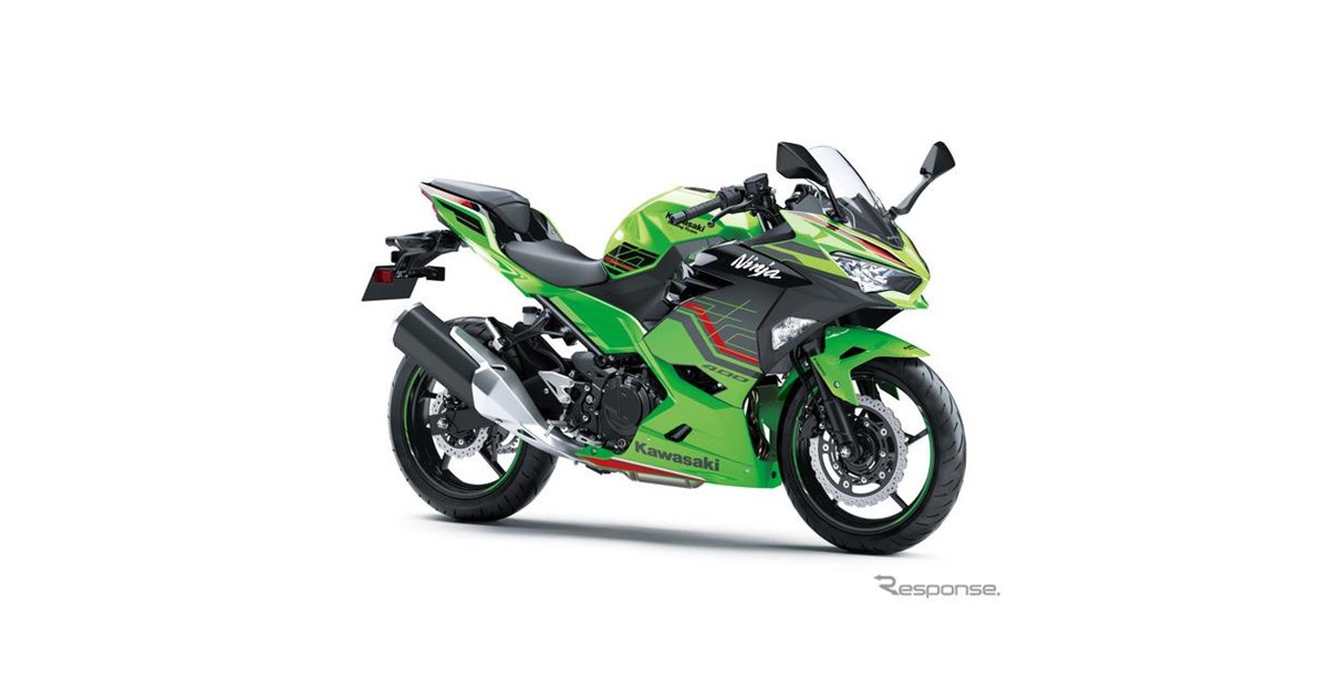 カワサキ Ninja 400、2024年モデル発売へ…カラー＆グラフィック変更