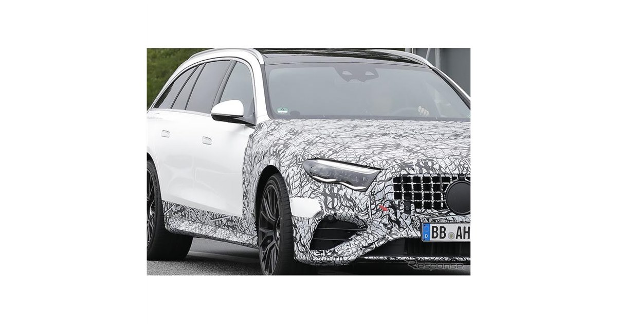 F1ゆずりの最強電動ターボ搭載か!? メルセデスAMG『E53ワゴン』新型