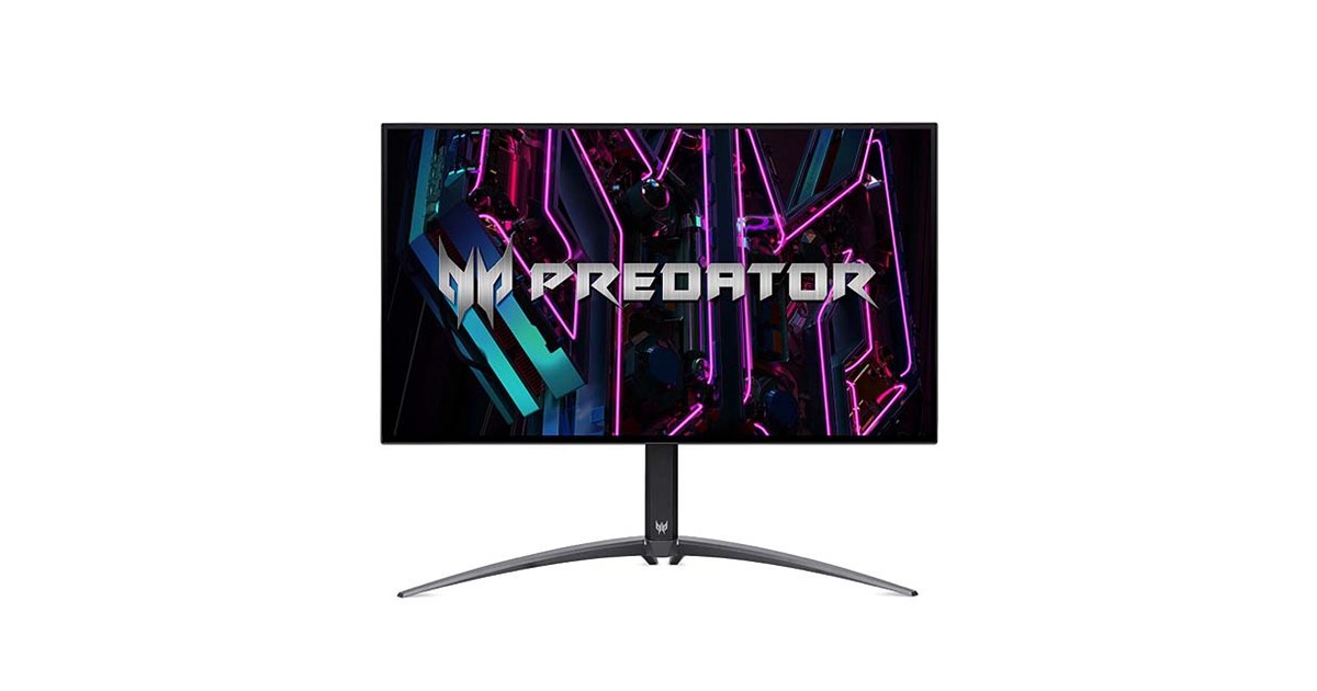 【新品　最安】 Predator ゲーミングモニター X27Ubmiipruzx エイサー、有機ELパネル採用の26.5型ゲーミングモニター