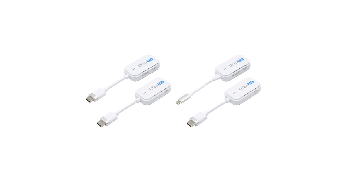 プリンストン EZCast Pocket H1R1 EzCast Pocket ワイヤレスプレゼンテーション HDMI to HDMI接続