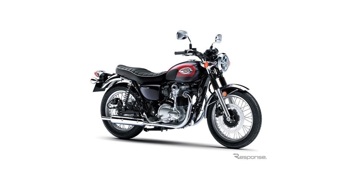 カワサキ W800 タンク 2024年 メタリックディアブロブラック×エボニー 車両情報:カワサキ W800 | カワサキプラザ大阪鶴見 | 中古バイク