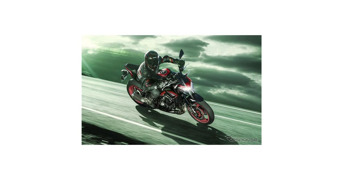 カワサキ『Z900』、新色の2024年モデル発売へ…オーリンズショック装着