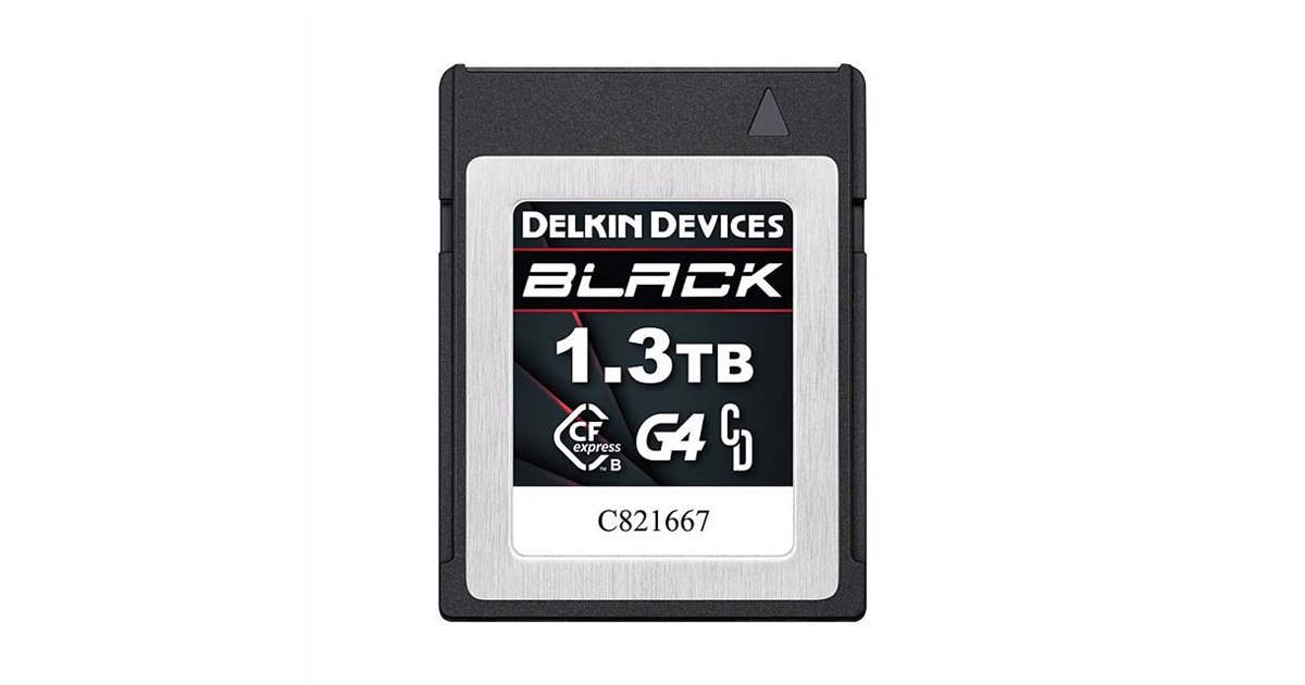 Delkin、第4世代「BLACK G4 CFexpress Type Bメモリーカード