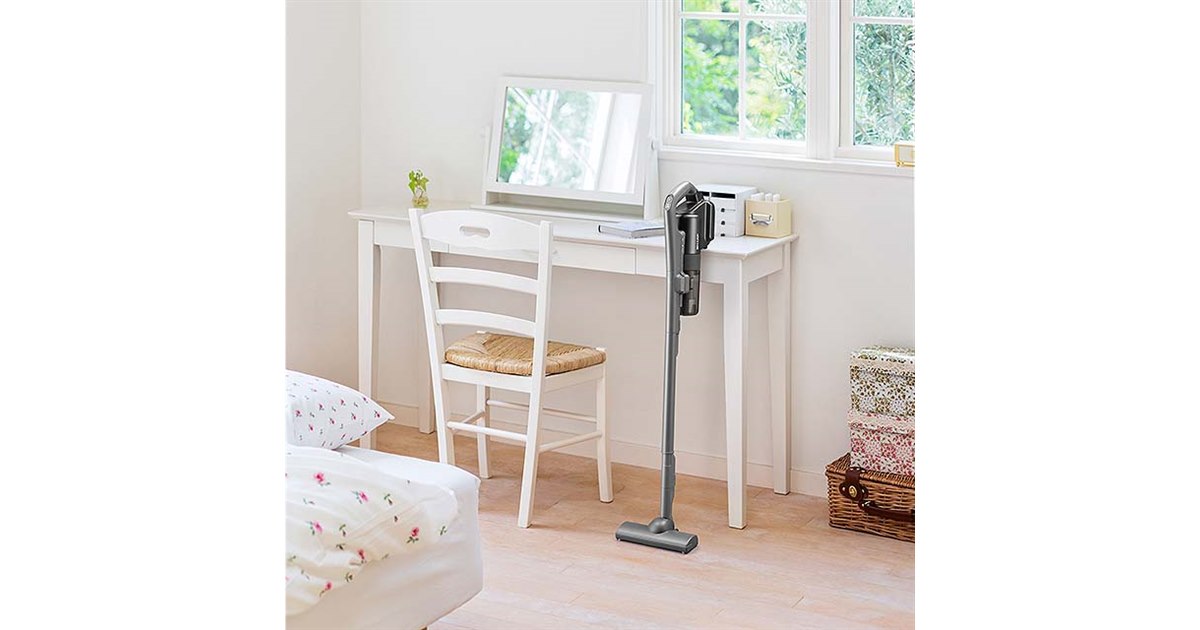 シャープ、軽量1.2kgのスティック掃除機「マイルームスティック」を