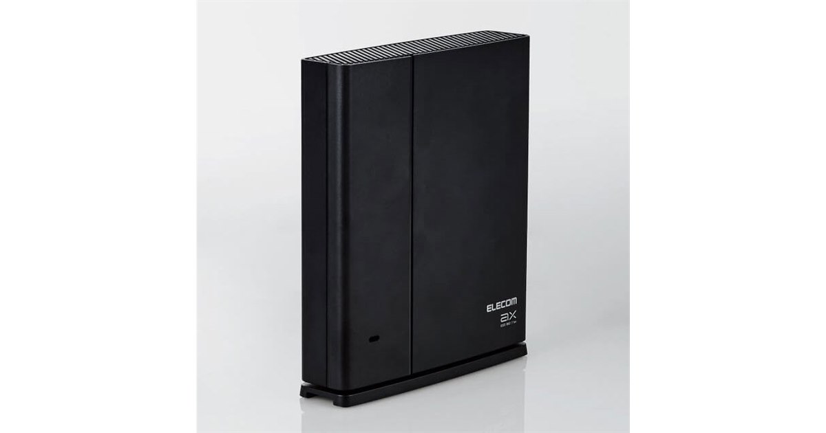 WMC-X180G5TZ-B ルーターセット エレコム、3階建てでも電波が届くEasyMesh対応のWi-Fi 6ルーター