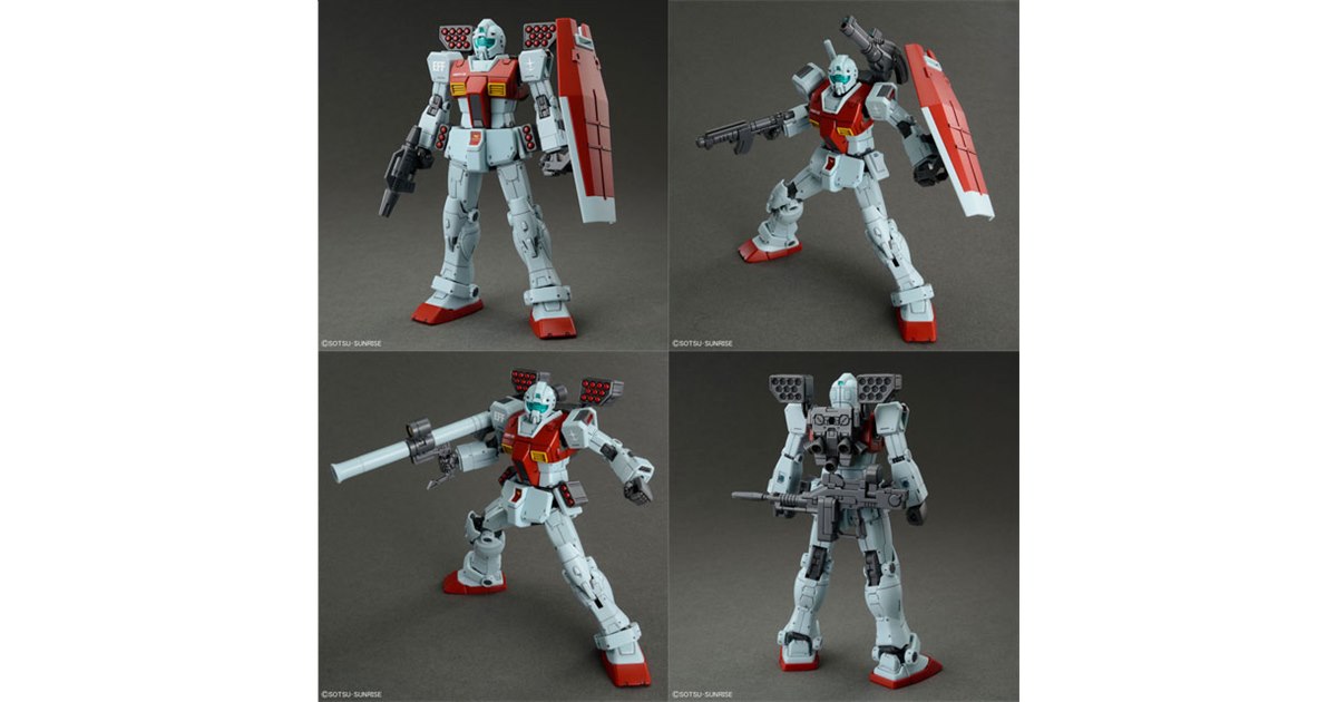 【組立完成品】HGジム(ショルダーキャノン/ミサイルポッド装備) HG 1/144 ジム (ショルダー・キャノン装備/ミサイルポッド装備