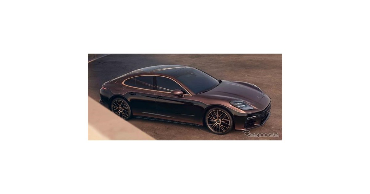 【期間限定値下げ】ポルシェ　パナメーラ　ターボ　ダークレッド 金を含む塗装も！ ポルシェの新プログラム…『パナメーラ』新型を早くも