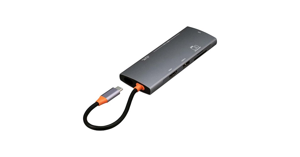 ナカバヤシ、9つの機能を搭載したUSB Type-C接続のドッキング
