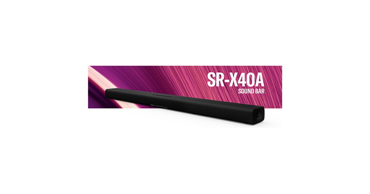 スピーカー・ウーファー YAMAHA SR-X40A Yamaha SR-X40A True X Bar 40A?Dolby Atmos Soundbar with SW