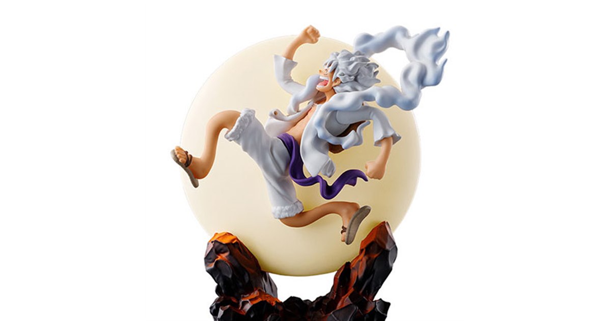 Figurine ONE PIECE - Monkey D. Luffy Gear 5 Senkozekkei 7cm