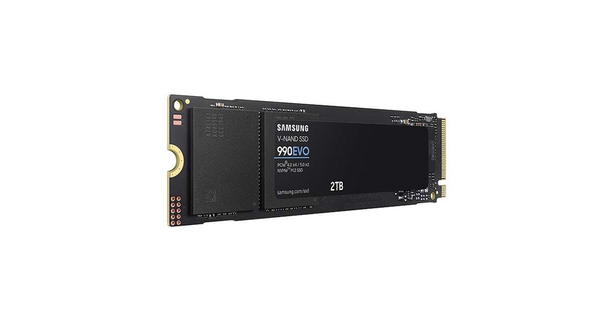 新品未使用　Samsung 990 EVO 1TB M.2 SSD Samsung 990 EVO 1TB Gen5 PCIe NVMe M.2 SSD - MZ-V9E1T0B/AM