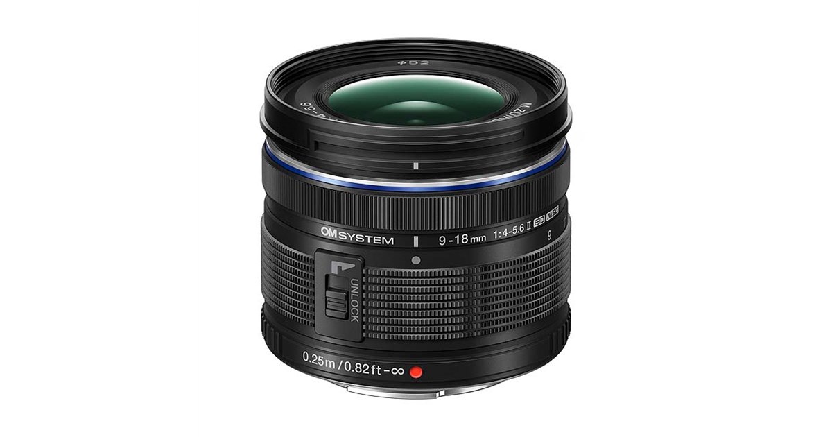 OMデジタル、超広角ズーム「M.ZUIKO DIGITAL ED 9-18mm F4.0-5.6