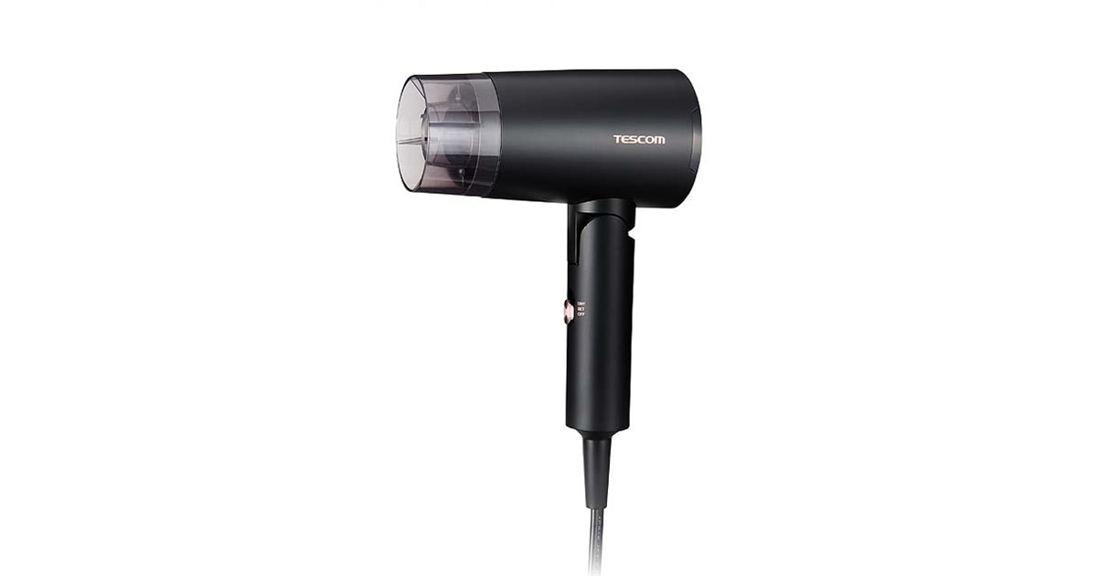 【新品未使用】エアドライヤーTESCOM テスコム、風量1.4m3/分にアップした海外対応ヘアドライヤー