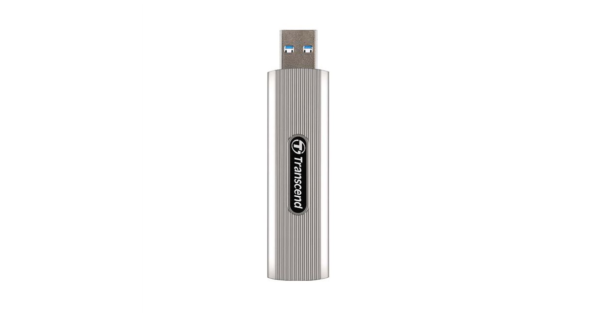 トランセンド、最大1050MB/sのスティック型ポータブルSSD