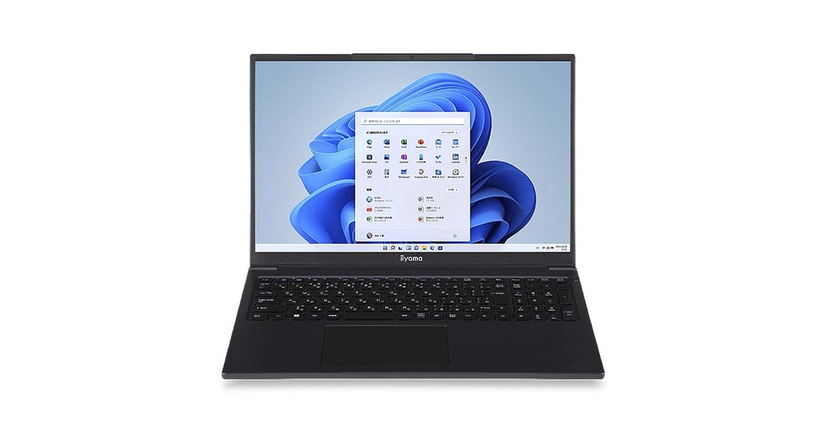 iiyama、「Core Ultra」を搭載した軽量・薄型の16型ノート