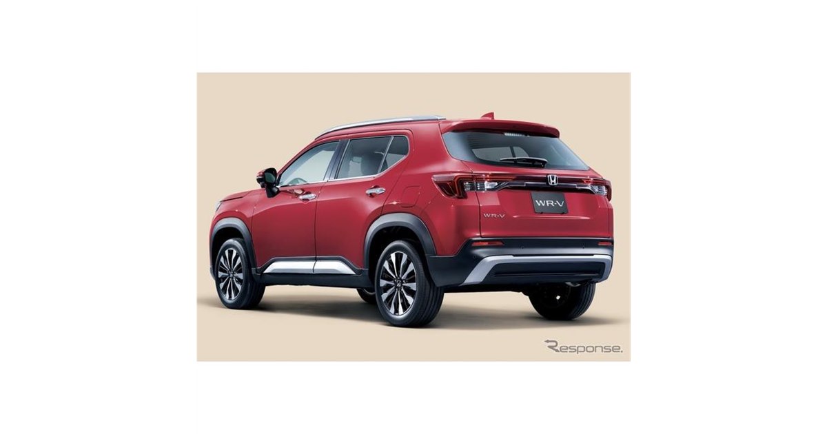 ホンダの新型SUV『WR-V』、発売1か月で1万3000台を受注…月販計画