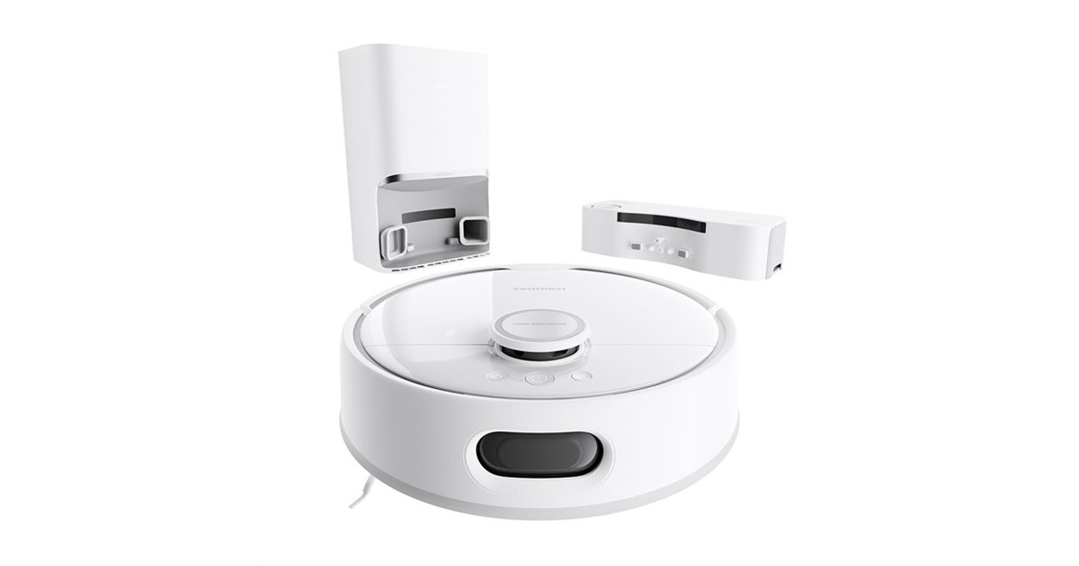 新品 SwitchBot お掃除ロボット S10 S20水交換ステーション ゴミ収集ステーション＆水交換ステーションを設けたロボット掃除