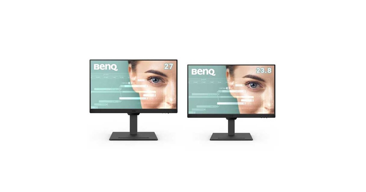 BenQ 23.8インチ モニター 本体　2点セット BenQ、人間工学デザインや独自のアイケア技術を採用した27型