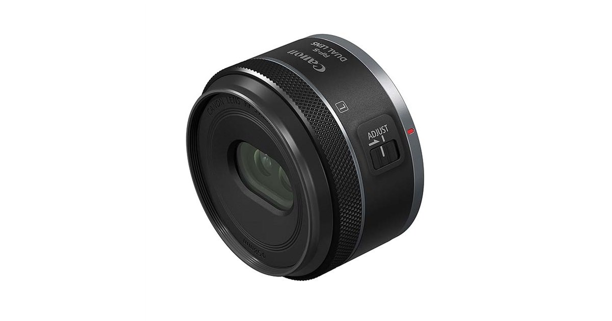 キヤノン、アップル認定の3D映像用レンズ「RF-S7.8mm F4 STM DUAL」を