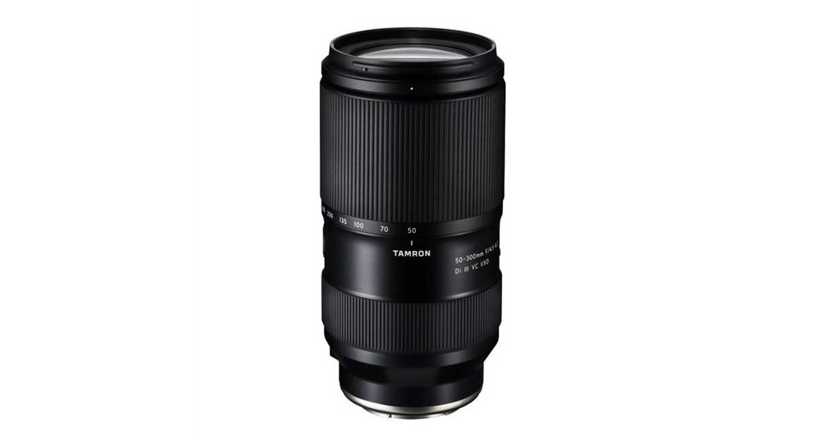 タムロン、Eマウント用「50-300mm F/4.5-6.3 Di III VC VXD」を本日6月