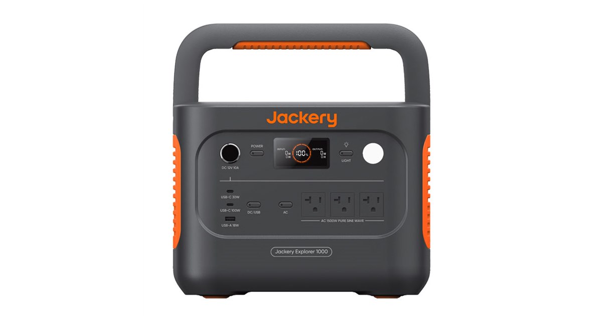 Jackery、最速60分の緊急充電に対応する「ポータブル電源 1000 New」 - 価格.com