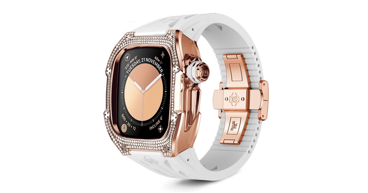 484,000円、高級Apple Watchケース「RSTIII Amber Rose」に45mm対応 