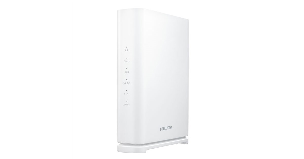 アイ・オー、2.5Gbps対応のデュアルバンドWi-Fi 7ルーター「WN-7D36QR