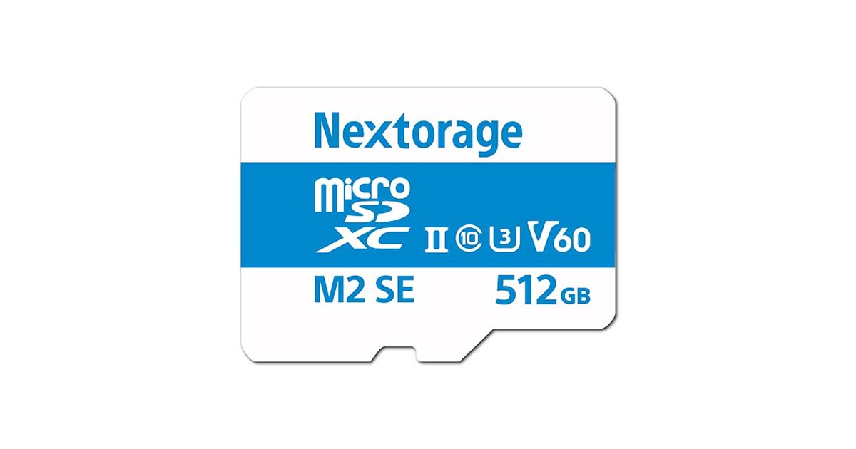 Nextorage、読み出し最大280MB/sのmicroSDXCメモリーカード「NX-M2SE