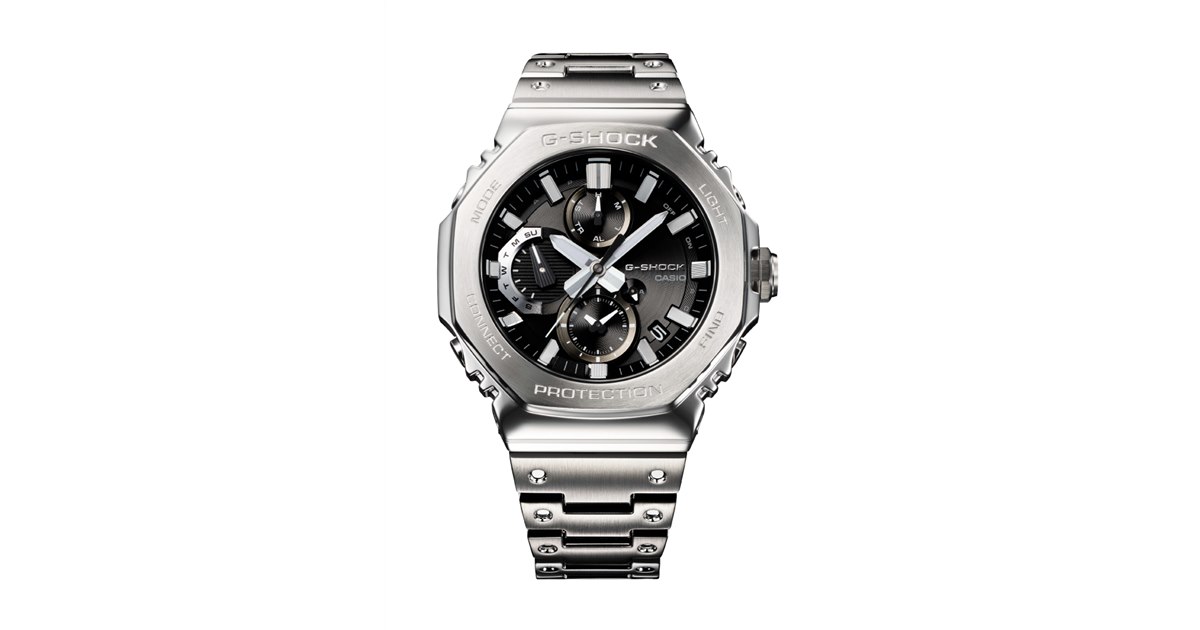 G-SHOCK」クロノグラフを採用した八角形ベゼルのアナログモデル「GMC 