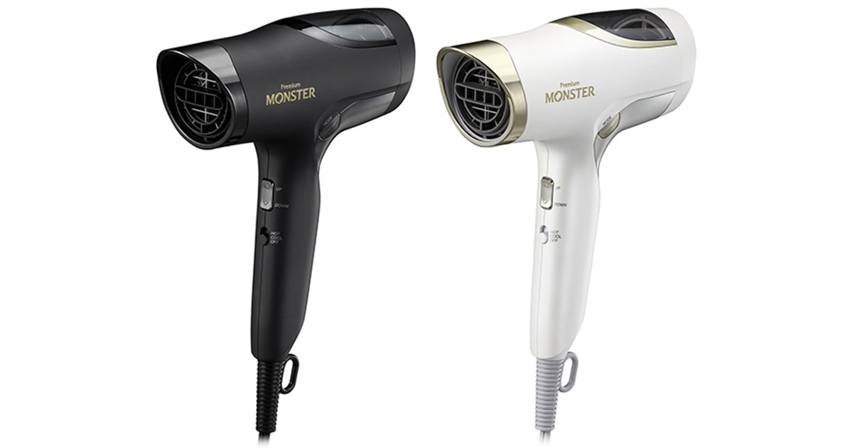 KOIZUMI プレミアム MONSTER ヘアドライヤー KHD-W995/W 楽天市場】コイズミ モンスター ドライヤー MONSTER ダブル