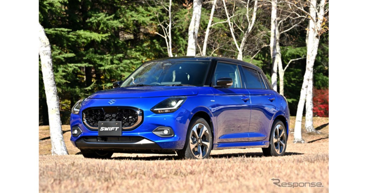 RJCカーオブザイヤー、スズキ『スイフト』が4代連続受賞、輸入車はMINI