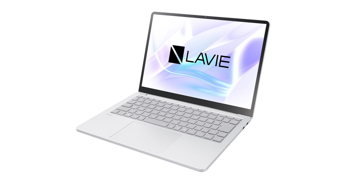 NEC、ノイズレスデザインを採用した約1.2kgの13.3型ノートPC
