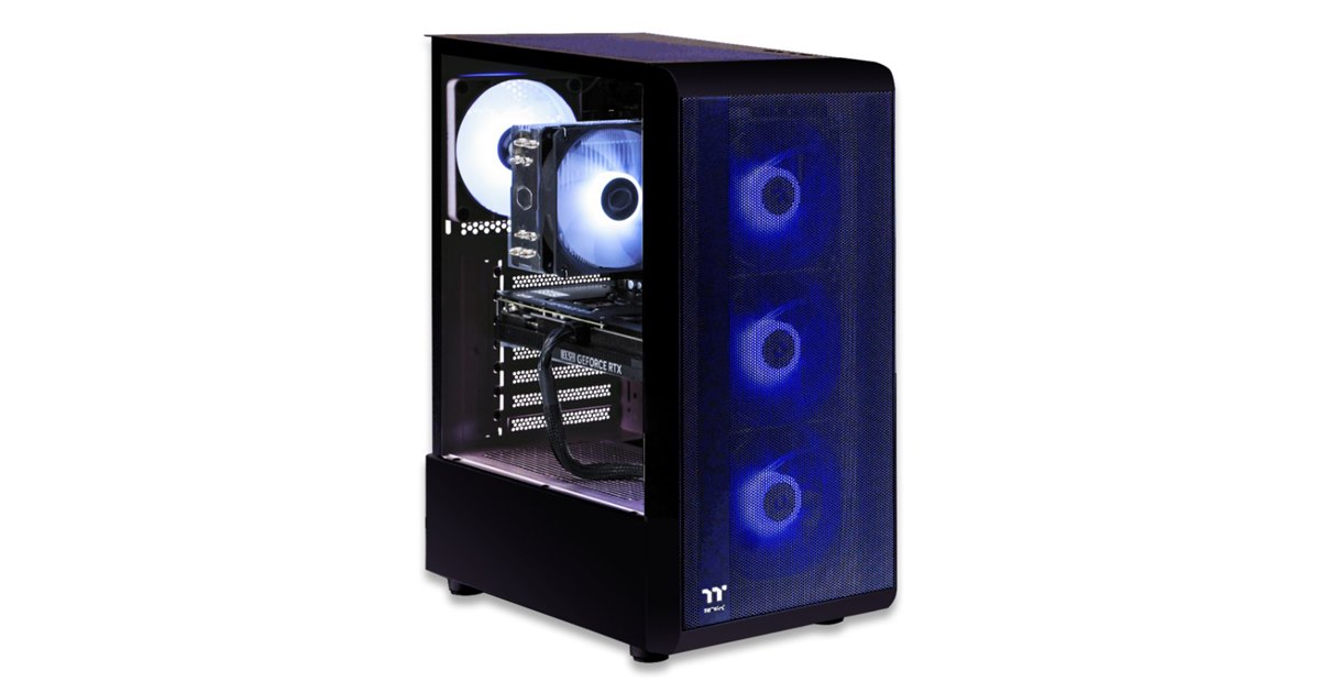 [TITANIUM]✨高性能✨黒い光る✨ゲーミングPC✨RTX4070 PASOUL ゲーミングPC 黒海景房シームレス HJF-ATX（BK）水冷