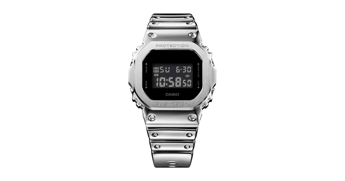 【人気No.1】 G-SHOCK」タフシリコーンバンド採用の「FINE METALLIC SERIES 時計