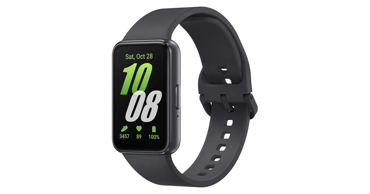 サムスン、1.6型画面のエントリースマートバンド「Galaxy Fit3」を本日