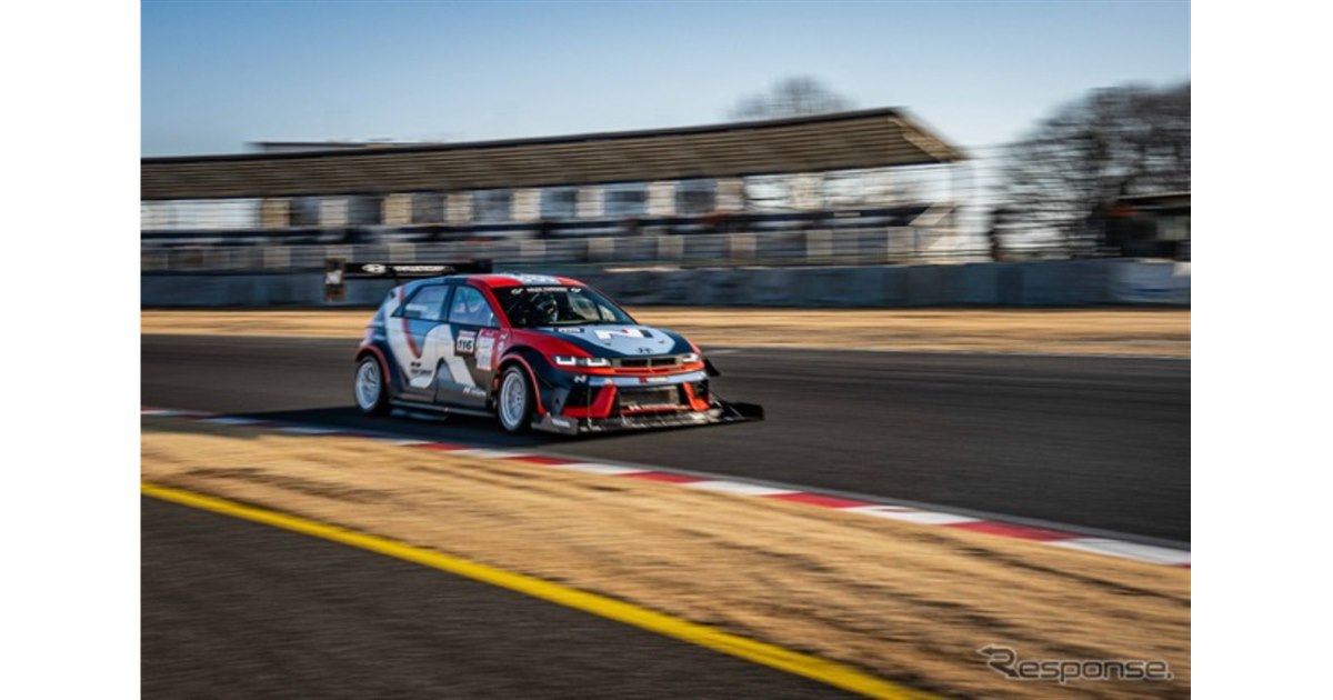 ヒョンデ『アイオニック5 N』、筑波サーキットでEV最速「57.446秒」の