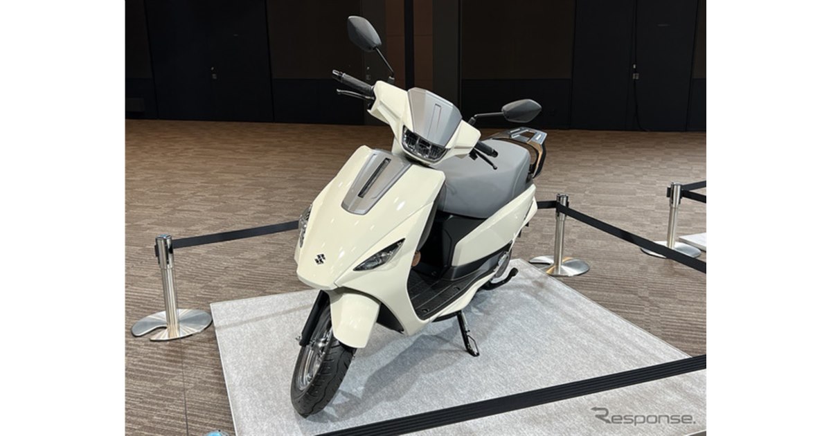 スズキの世界戦略EVが日本初公開！アドレスとは全く違う『e-アクセス