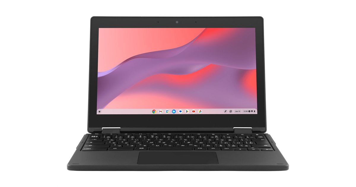 aiwa、タッチペンが付属した11.6型の2in1コンバーチブルChromebook